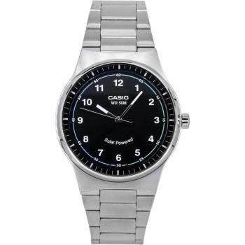 Casio Solar Standard in Acciaio Inox – Quadrante Nera, Modello 105D