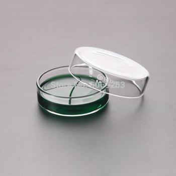 Plato de cultivo Petri, vidrio borosilicato, 60mm, 5 unidades, para cultivos bacterianos
