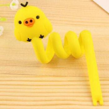 1 pc bobineur de câbles avec clips de réception