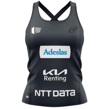 Ärmelloses T-Shirt für Damen Bullpadel Orlas Gemma Triay Schwarz