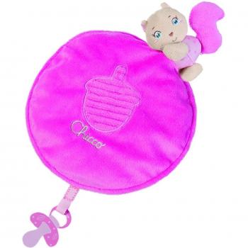 Chicco Weiches Schmusetuch „Eichhörnchen“ – 40 × 45 cm