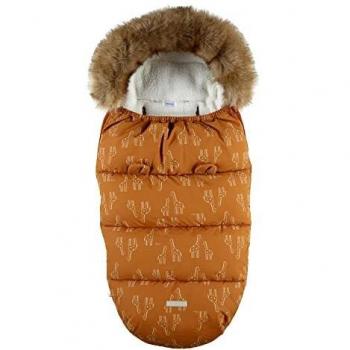 Sac à dos imperméable, ocre avec motifs animaux