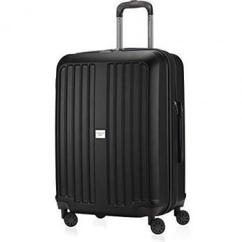 HK24‑8280M‑B – Hauptstadtkoffer, 65 cm, schwarz matt, inklusive Trolley