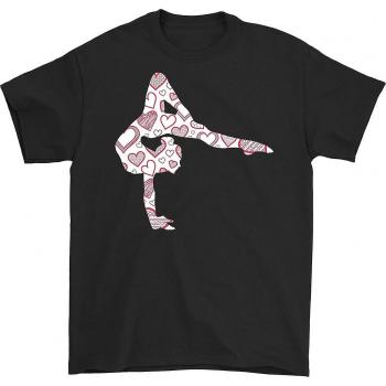 Camiseta de Entrenamiento Corazones Negros L