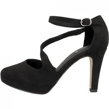 S.Oliver Flache Keilpumps Damen Schwarz 36