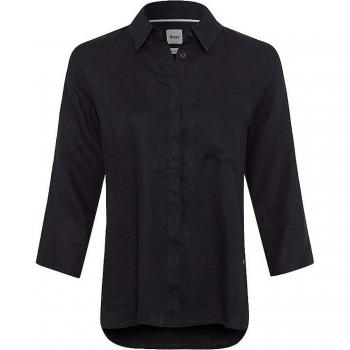 Brax Vickie Leinen-Top Schwarz – Damen‑Modell 44 (Muster 9411020)
