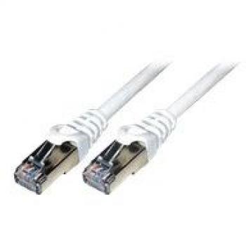 Cable de red MCL 4m RJ-45 Cat6 Blanco