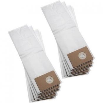 10× Nilfisk GU Series Vacuum Cleaner Bag – Microfleece, White – 44.1 cm × 12.8 cm