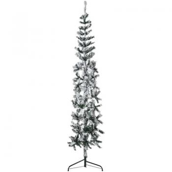 Albero Natalizio Artificiale, Design Elegante, Mezzo Bianco – LUSSO CASADINO