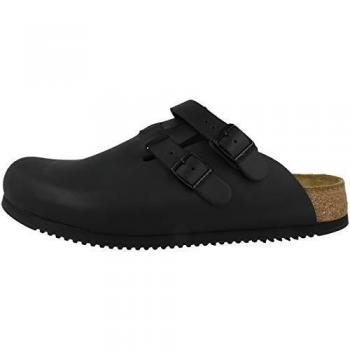 Kay SL Donna Sneakers con Sole Morbido in Pelle Nera, Forma Stretta – 39