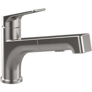 Mitigeur d'évier Villeroy et Boch en inox massif