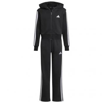 Black Essentials Adidas Girls’ Sweat Set
