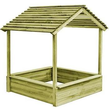 Children's Outdoor Playhouse with Sandpit 128x120x145 cm
