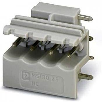 Conector Macho PCB 90° Serie 5, 4‑vía, paso 5 mm