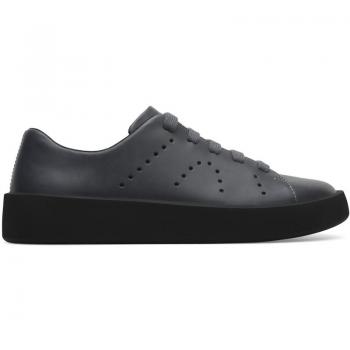 Courb Smooth Leather Grey Sneakers for Women – Size 36