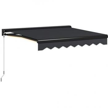 Retractable Electric Awning with LED Light
