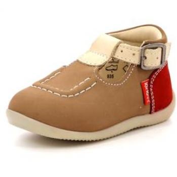 Kickers Bonbek-2 Scarpe Beige e Rosse EU 24
