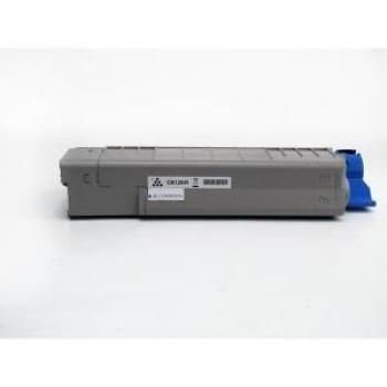 High-yield Remanufactured OKI C612BK Black Toner 46507508