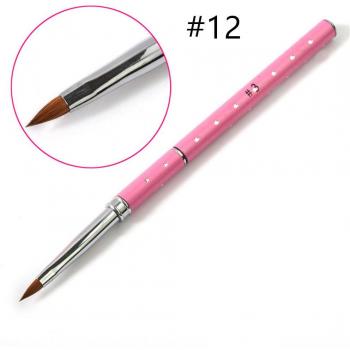 Pincel Fino Rosa para Uñas