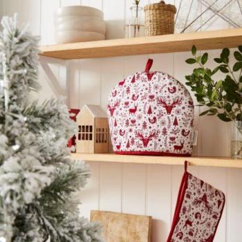 Nordic Christmas Double Oven Mitt