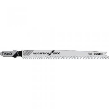 Bosch Professional 2 608 633 523 Hoja de Sierra de calar T 234 X-Progressor para Madera (Pack de 3)