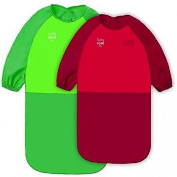 Tablier en polyester vert Manches longues