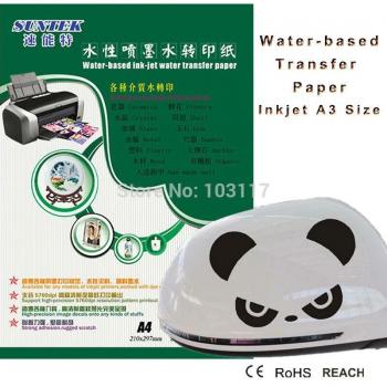 Water-Slide Decal Transfer Paper (20pcs/lot) Clear Inkjet Paper