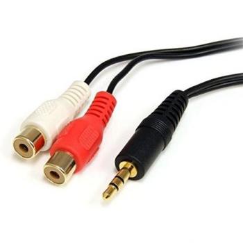 MU1MFRCA 3.5mm-to-2×RCA Connector Cable, 6ft