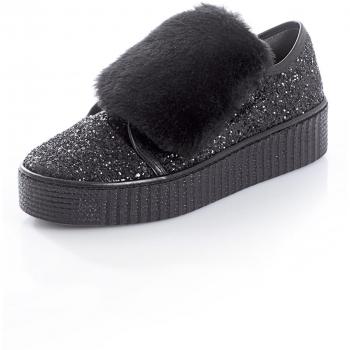 Alba Moda Damen Slipper 37 mit markanter Sohle