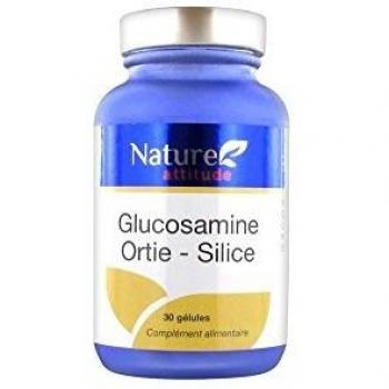 Gélules de Glucosamine Ortie Silice 30 unités Nature Attitude