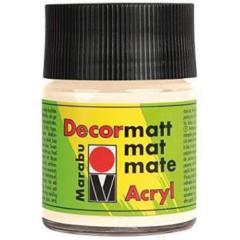 Marabu Decormatt Acryl Elfenbein, 50 ml