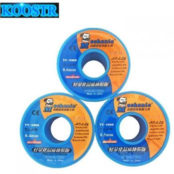 Kit de Soldadura de Estaño con Núcleo de Colofonia 40g 0,6mm Sn63% Pb37%
