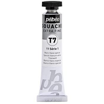 Pebeo Künstler-Gouache Titanweiß 20 ml – Extra Feine Qualität