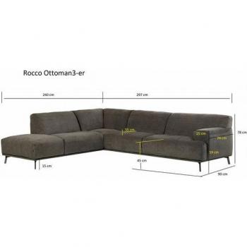Rocco Sofa mit elegantem Design