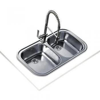 Teka Rectangular Double-Compartment Inox Sink