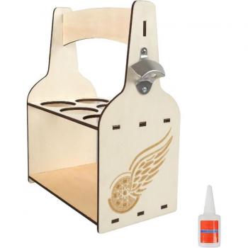 Porte-vin en bois avec poignée