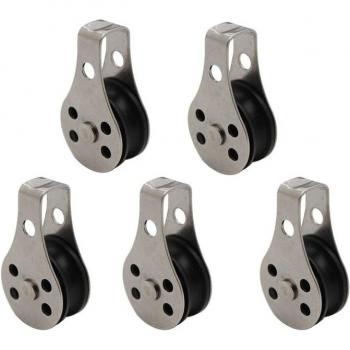 5PCS Marine Hardware Stainless Steel Pulley 25mm for Kayak