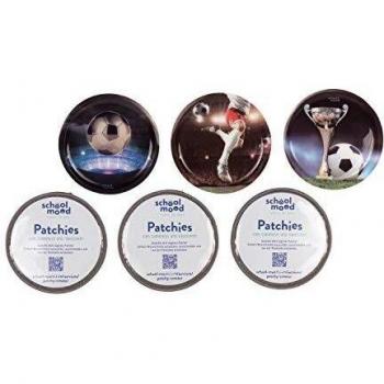 School-Mood 6er Patchy Set Fußball Ranzen Zubehör Grundschule Schulranzen Klett