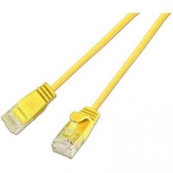 SLIM‑UL6 10 GE – 10 m U/UTP Cat6 Licht‑Kabel, Gelb