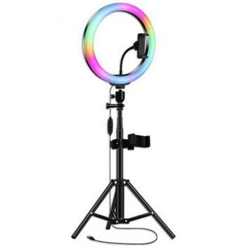 10-Inch LED Ring Light with Tripod