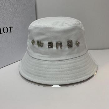 Beach Cap with Rhinestones for Summer