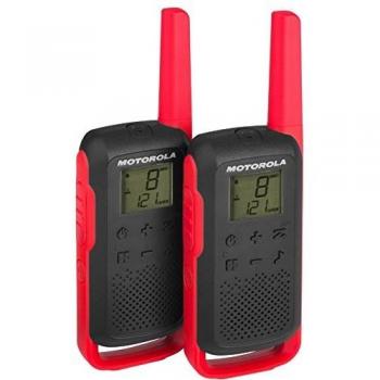 MOTOROLA TALKABOUT T62 TWINPACK ROT PMR446 LIZENZFREI BIS ZU 8 KM REICHWEITE !!