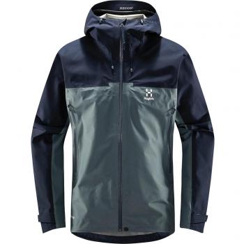 Haglöfs ROC Flash GORE-TEX Jacke mit Kapuze stahlblau