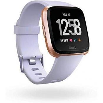 Versa Health & Fitness Smartwatch by Fitbit – Periwinkle, Heart Rate & Music