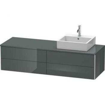 Unità lavabo Duravit XSquare 160x54,8 cm con 4 ripiani