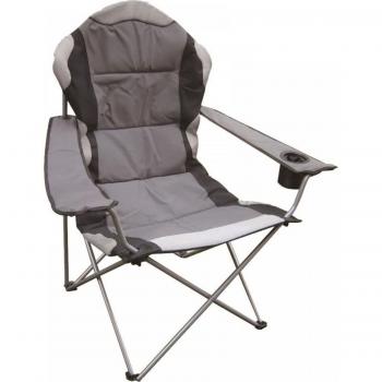 Gr8 Grey‑Black Garden & Beach Folding Chair