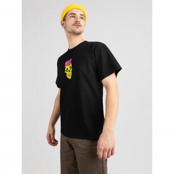 Monet Skateboards T-Shirt Brains in Nero