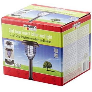 Solar‑Insektenblitzer Guard’n Care, 2‑in‑1, schwarz
