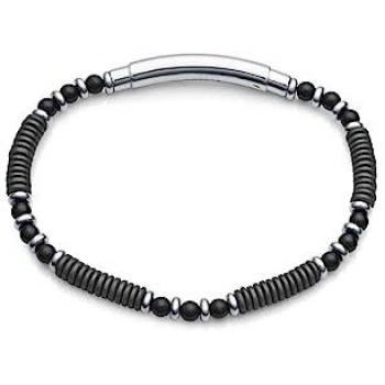 Pulsera de hombre Viceroy 1468P01010, modelo Fashion, fabricada en acero y hematitas