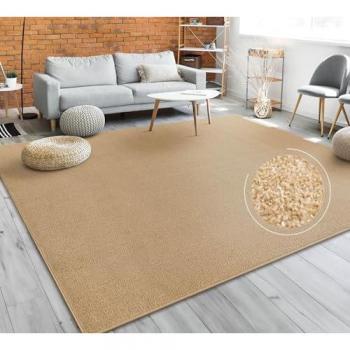 Tapis Chic Uni Beige Doré 280x380 cm